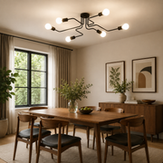 MODERNIST Hexa 6 Chandelier, 6x E27, Black, Modern Design