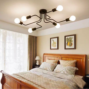MODERNIST Hexa 6 Chandelier, 6x E27, Black, Modern Design