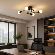 MODERNIST Quadra 4 Chandelier, 4x E27, Black, Modern Design