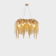 Chandelier MD9020/400MMGD, 4xE14, Diameter 40cm, IP20, Gold, Iron, Aluminum, Bulbs Not Included