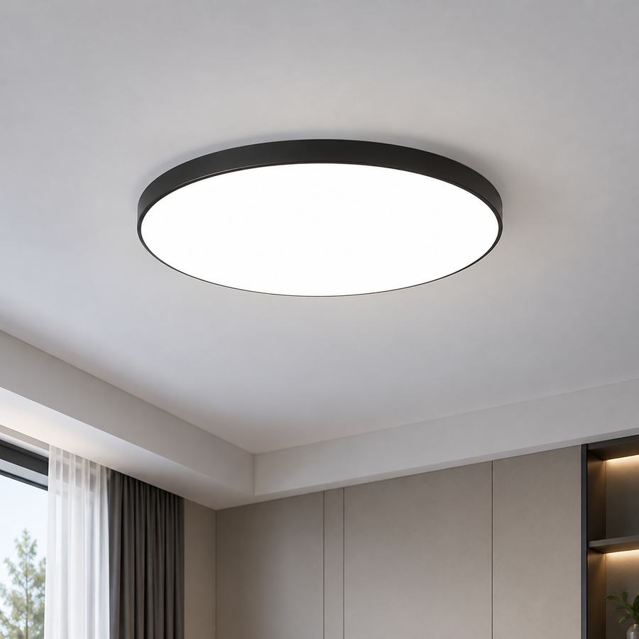 SOLIS LED ceiling light 27cm 20W Cold Light, Black