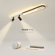 LED Chandelier with Adjustable Projector FISSO Camilla 49W, Cold/Warm/Neutral light, Black