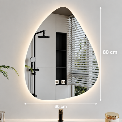 Organic LED Mirror 60x80cm, Cold Light, Demister System, Dimmable