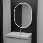 Oval LED mirror, 60x80cm, Velara Touch, Demister System, Dimmable Mirrors Korman E Default Title Alessandro Design
