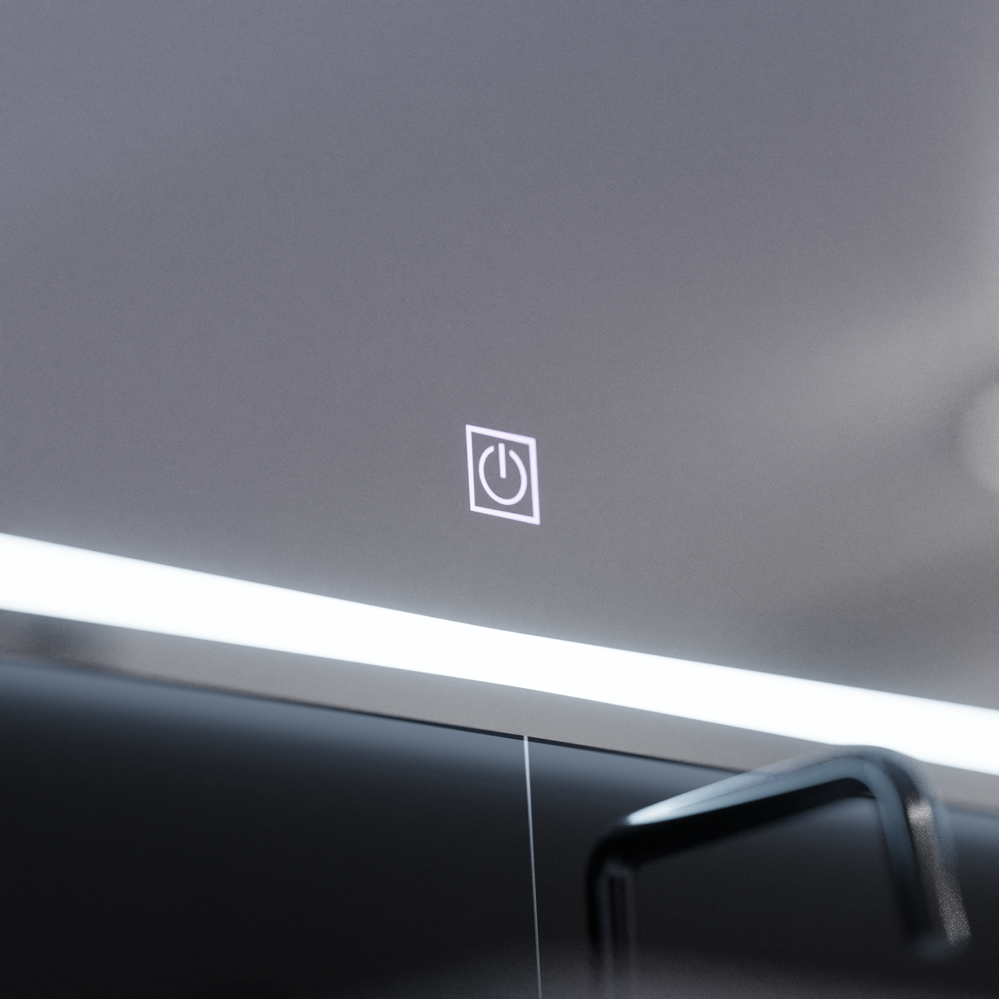 Rectangular LED mirror, 80x60cm, FRAME Basic Touch Mirrors Korman C Default Title Alessandro Design