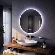 Round LED Mirror, 12W, 50cm, Isolda, Touch, Demist System, Cold Light 6000k Mirrors Korman E Default Title Alessandro Design
