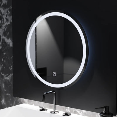 Round LED mirror, 70cm, Basic Touch