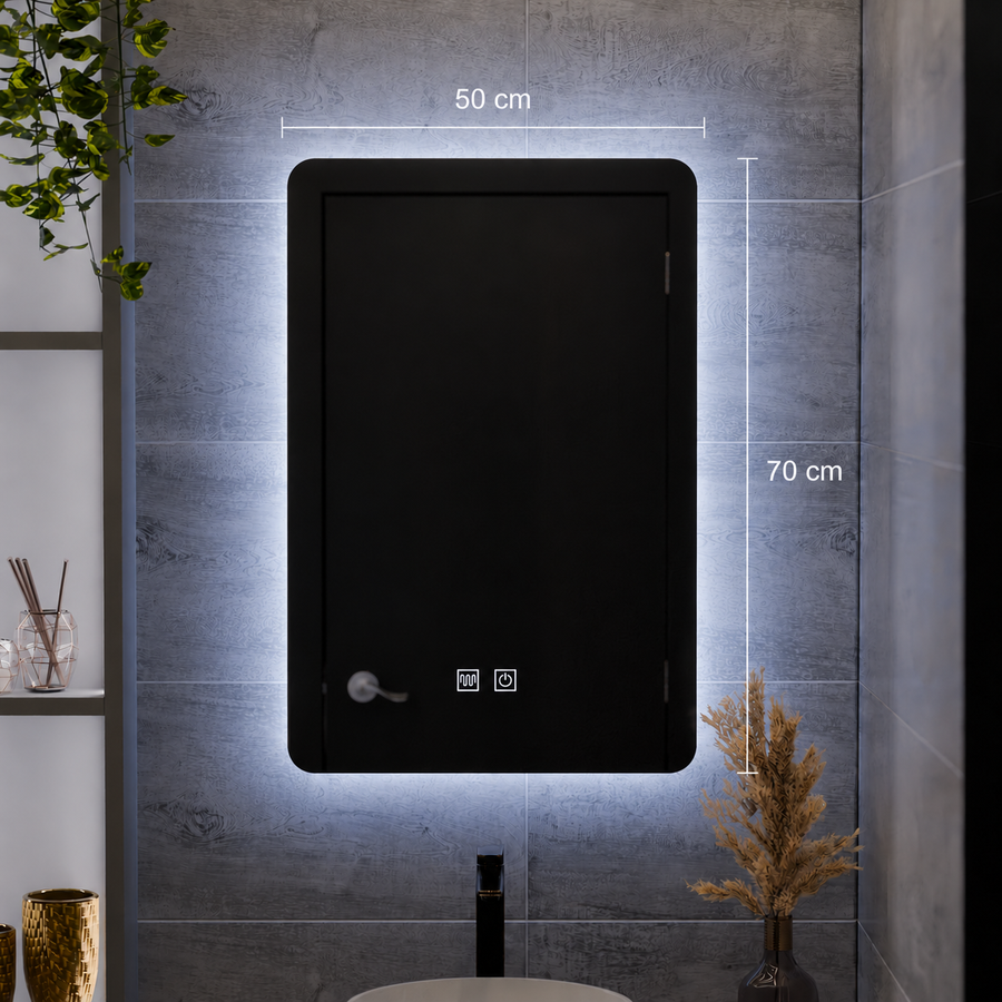 Mirror LED Touch Sara Demist System 50X70cm