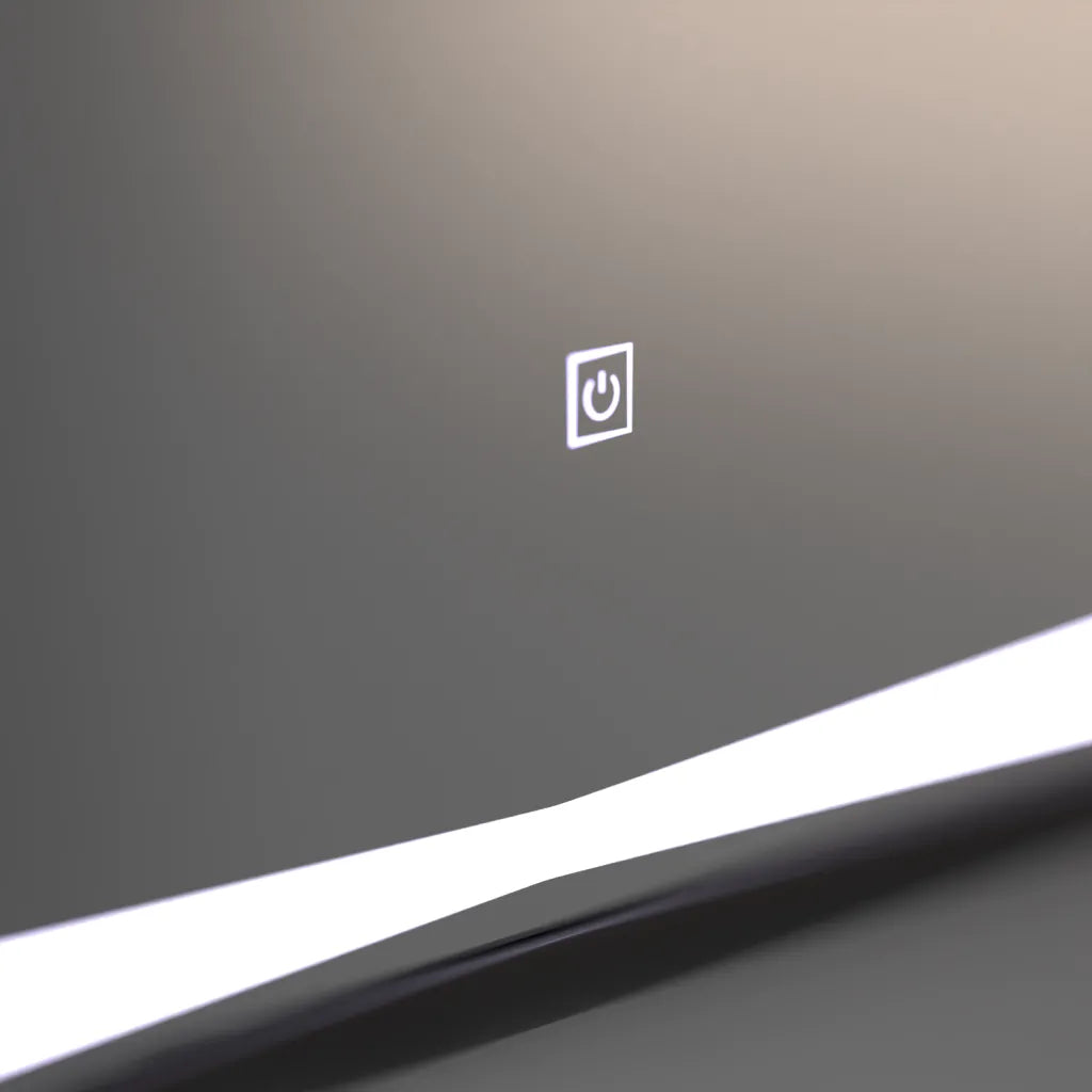Mirror LED rectangular 60x80cm ombe Basic Touch