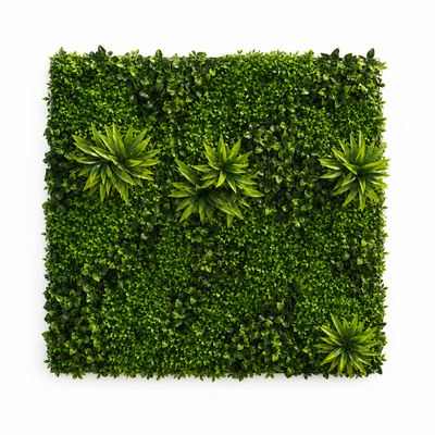 Artificial Plant Living Boxwood Fence Panel, 100 x 100 cm, Green