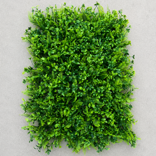 Artificial Plant Boxwood Living Fence Panel, 40 x 60 cm, Green