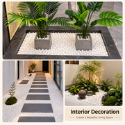 White Decorative Stones for the Garden, Large Size, 20 kg