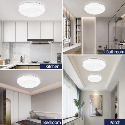 LED Ceiling Light, 51W, Diameter 50cm, Warm/Cold/Neutral Light, White LED Ceiling Lights Default Title Alessandro Design