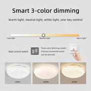 LED Ceiling Light, 51W, Diameter 50cm, Warm/Cold/Neutral Light, White LED Ceiling Lights Default Title Alessandro Design