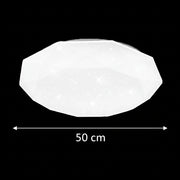 LED Ceiling Light, 51W, Diameter 50cm, Warm/Cold/Neutral Light, White LED Ceiling Lights Default Title Alessandro Design
