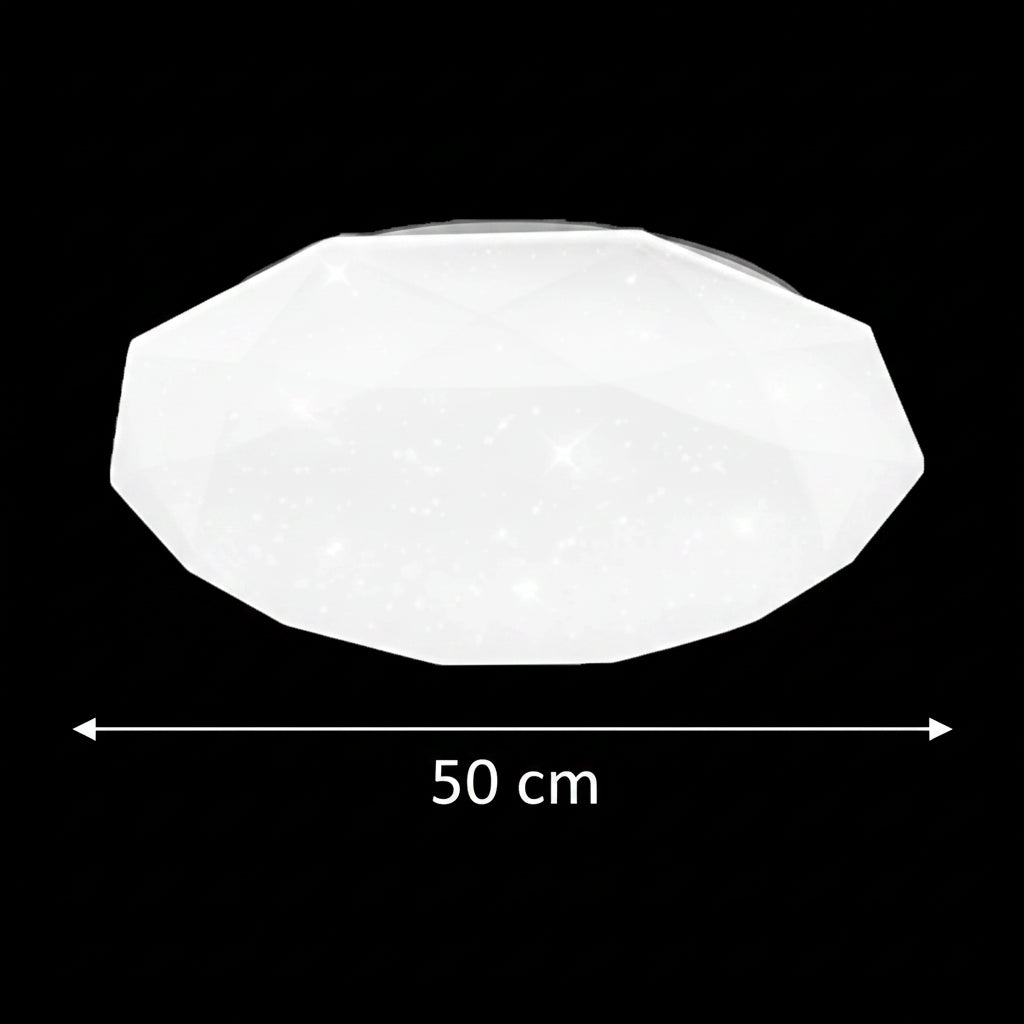 LED Ceiling Light, 51W, Diameter 50cm, Warm/Cold/Neutral Light, White LED Ceiling Lights Default Title Alessandro Design