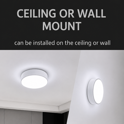 LED ceiling light PL200/12R 18W Cold Light 6000k White