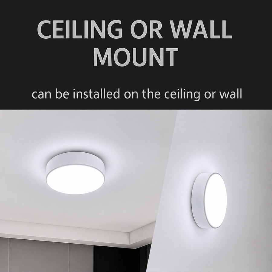 LED ceiling light PL200/12R 18W Cold Light 6000k White