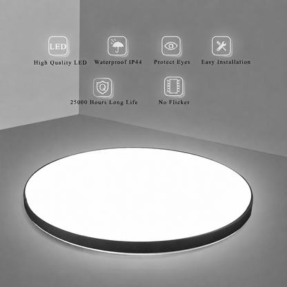SOLIS LED ceiling light 47cm 70W Cold Light Black