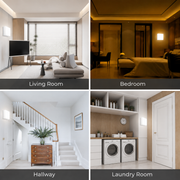 Square LED Ceiling Light, 36W, 22x22cm, Cold Light, 6000K, White