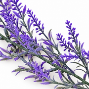 Artificial Plant Decorative Lavender Garland, Delicate Appearance, 185cm, 122 Branches, Green and Purple, Set of 2