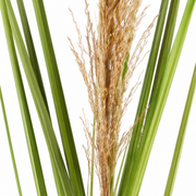 Artificial Plant Ornamental Grass, 110 cm, Reed and Grass, Green and Brown, No Pot