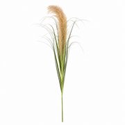 Artificial Plant Ornamental Grass, 140 cm, Reed and Grass, Green and Brown, No Pot
