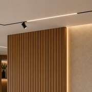 Proiector Liniar LED Pentru Sina Magnetica ZARAFSHAN, 20W, Lungime 60cm, Lumina Neutra, Negru