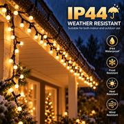 Linear Christmas Installation Type Mini Globes, Warm Light, 1000cm, 300 LEDs, IP44