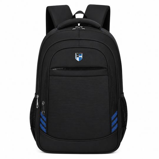 Travel Business Backpack NAKHCHIVAN, 51x34x15 cm, Oxford, Black and Blue