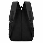 Rucsac Travel Business QABALA, 48x32x15 cm, Oxford, Negru si Alb