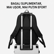 Rucsac Travel Business TALOYOAK, 47x33x15 cm, Oxford, Negru si Albastru