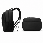 Rucsac Travel Business TALOYOAK, 47x33x15 cm, Oxford, Negru si Albastru