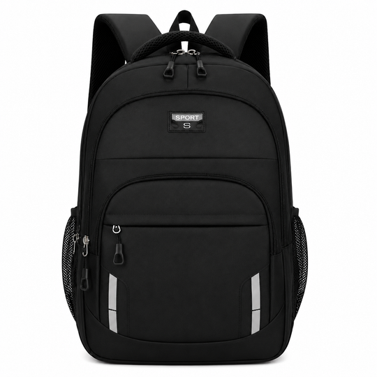 YEVLAKH Travel Business Backpack, 47x32x14 cm, Oxford, Black