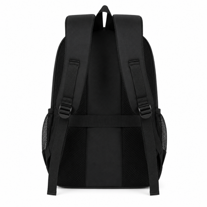 Rucsac Travel Business YEVLAKH, 47x32x14 cm, Oxford, Negru si Rosu