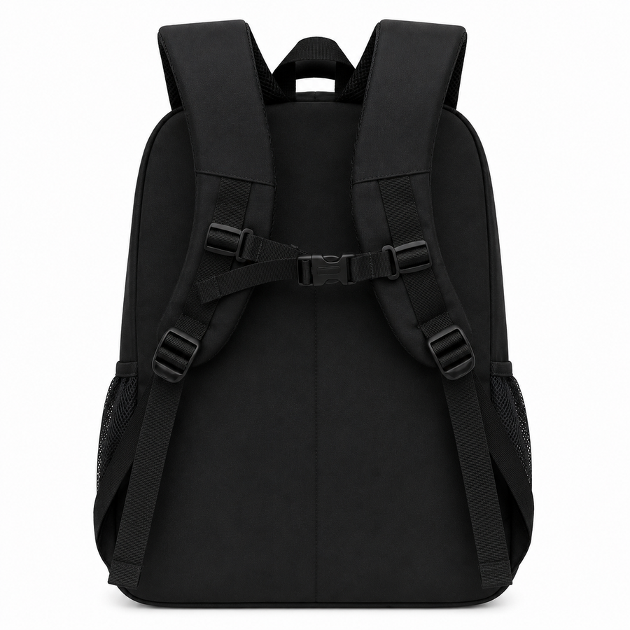 Rucsac de Scoala ANDIJAN, 49x34x19 cm, Oxford, Negru