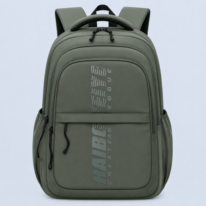 Rucsac de Scoala ANDIJAN, 49x34x19 cm, Oxford, Verde