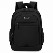 Rucsac de Scoala BOYSUN, 47x32x14 cm, Oxford, Negru si Alb