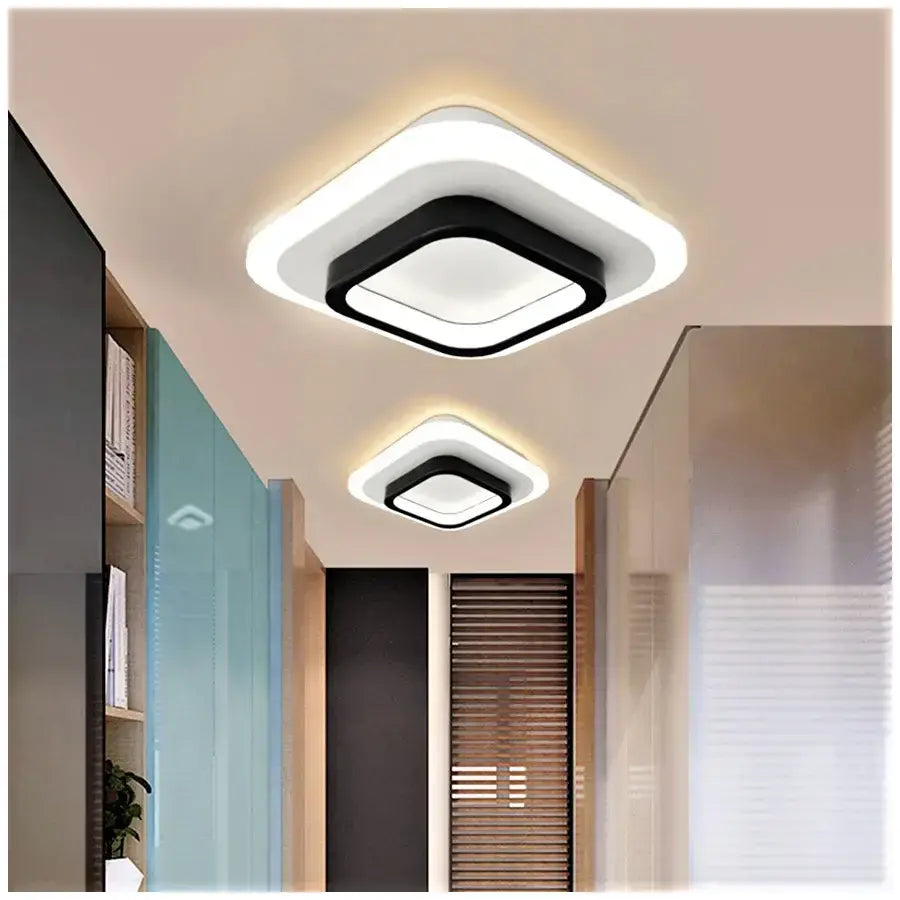 LED Chandelier Khai 20W Black White