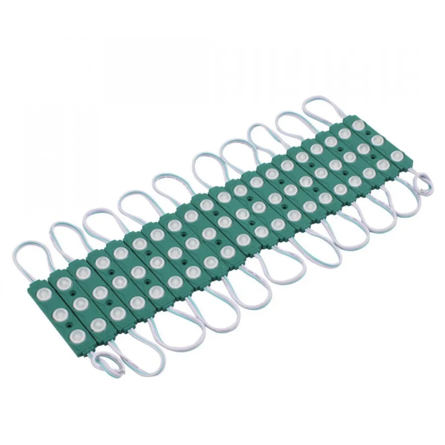 LED Module 12V, 1.5W, IP67, Green, green light, 2835, 20 pcs