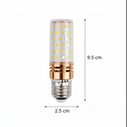 E27 LED bulb, 16W, Cool Light, 6000K, Gold