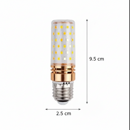 E27 LED bulb, 16W, Cool Light, 6000K, Gold