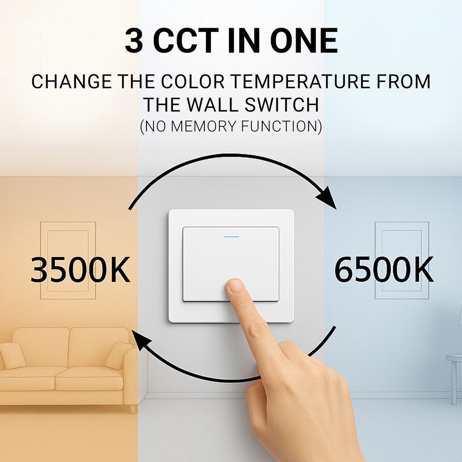 LED Chandelier VERTEX CIRCULA 22W, 2 Circles, Metal Frames, Cold/Warm/Neutral light, Black