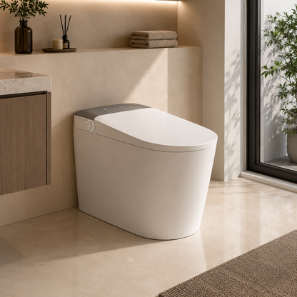Toilet YUKON, Premium Version, With Modern Design, White