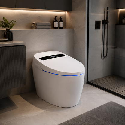 YUKON Toilet, Simplified Version, With Modern Design, White