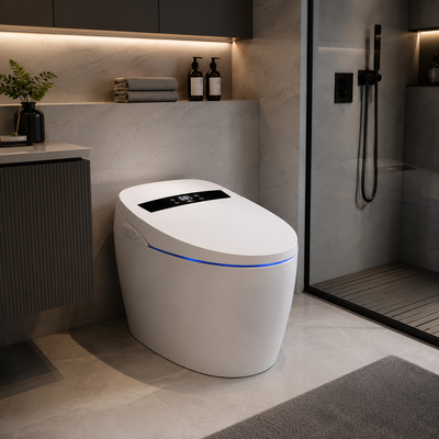 YUKON Toilet, Simplified Version, With Modern Design, White