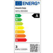 LED Round Mirror, 80cm, Celeste MotionGlow Marcello, Demister System, Clock & Thermometer, Dimmable