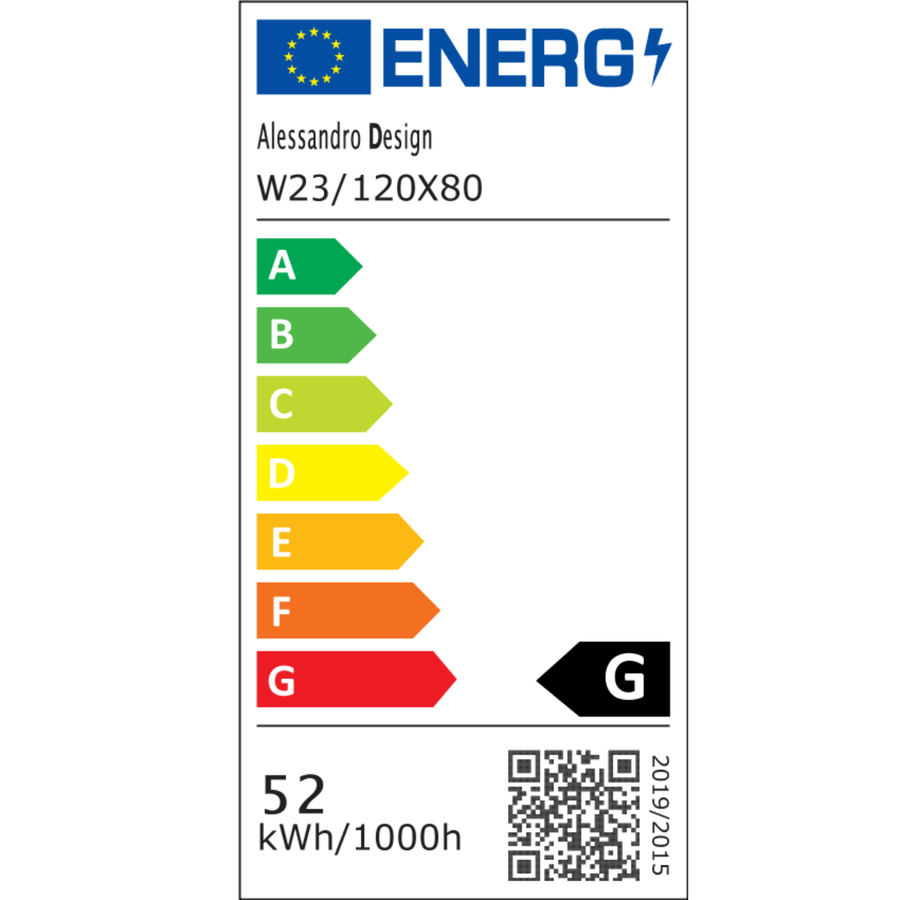 Isabell MotionGlow Sensor LED Mirror with Defog Function Thermometer Clock 120x80 cm Dimmable Warm/Cool/Neutral Light, Rose Gold Brushed Frame, Marcello Funghi Collection