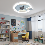LED chandelier CONSTELATION 49W, Diameter 49cm, Cold/Warm/Neutral light, White Blue