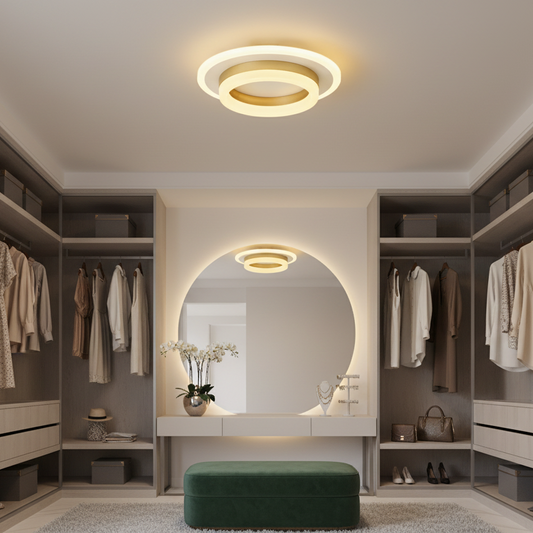 LED chandelier SOLENA ROTONDA 21W, Diameter 25cm, Cold/Warm/Neutral light, Golden White